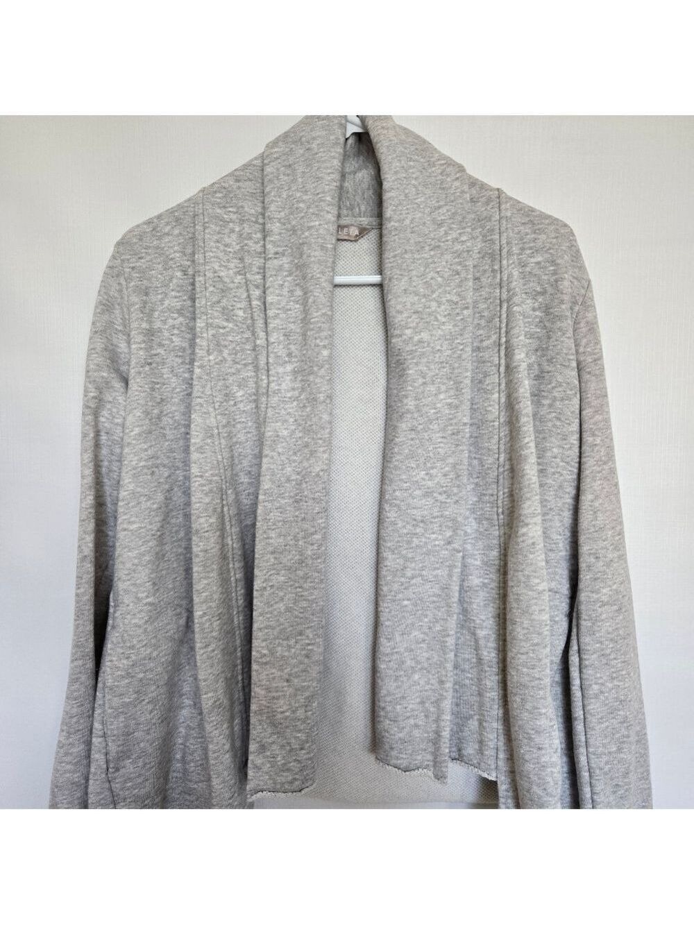 ATHLETA TRANQUILITY SWEATSHIRT CARDIGAN WOMENS OPEN FRONT GRAY (XS) - Picture 3 of 10